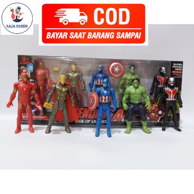 Mainan Anak Avengers / Action Figure Avengers Ecer ( Tanpa Box )