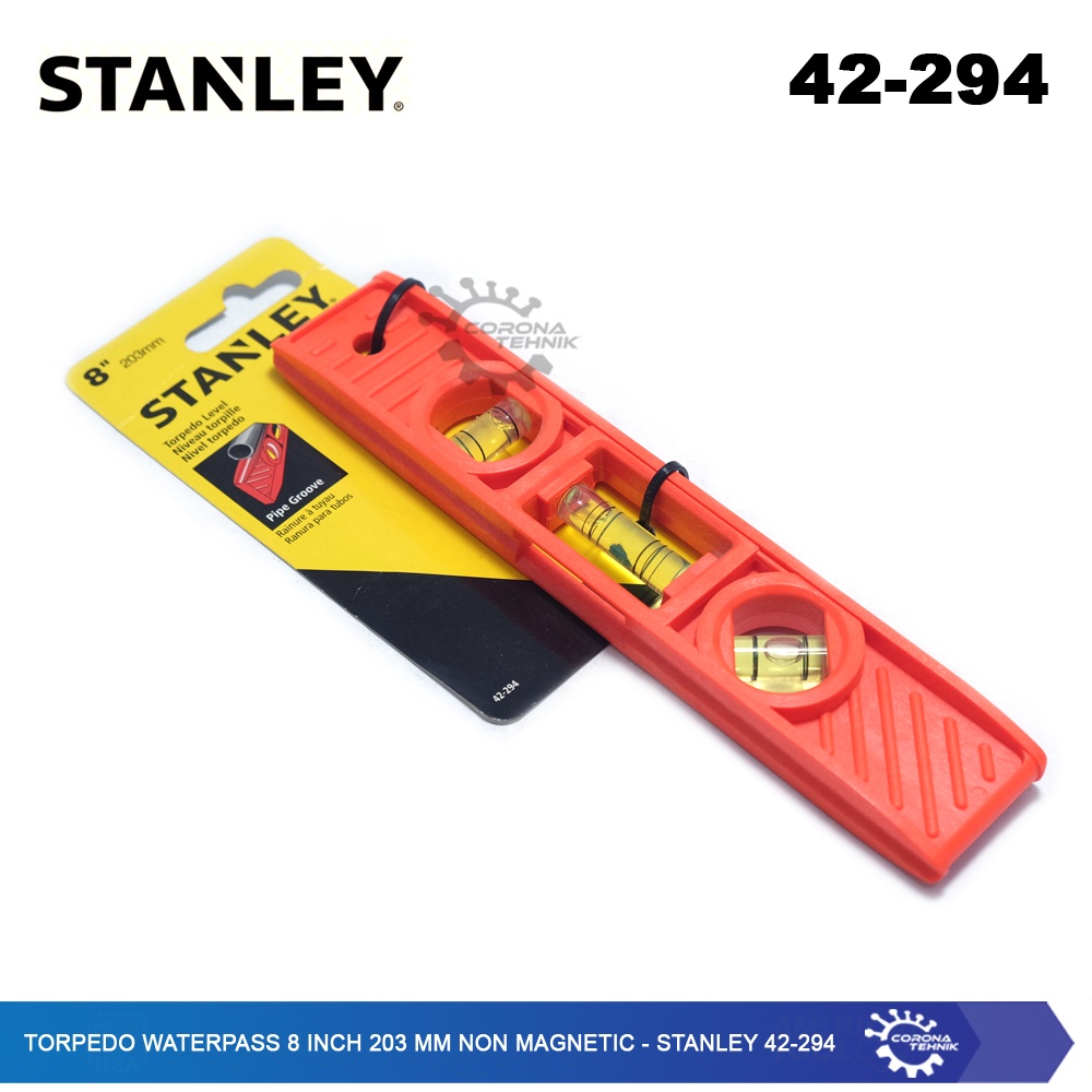Stanley 42-294 - Torpedo Waterpass 8 Inch 203 mm Non Magnetic