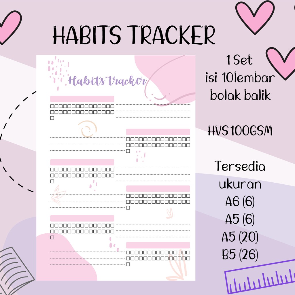 

HABITS TRACKER part GENERAL PLANNER