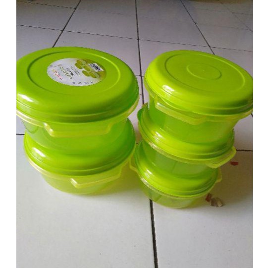 TOPLES SET 5 PCS TEMPAT SNACK LUSIANA X1455G2 SUNDAY STORAGE ORI DISKON MEMBER PROMO TERMURAH