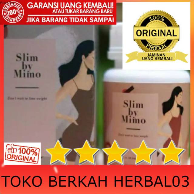 100% ASLI Slim By Mimo Pelangsing Herbal Badan Alami