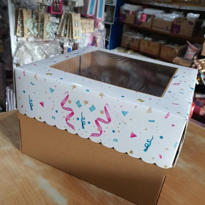

Dus 30x30x20 cm box kue packaging dus kue kotak kue
