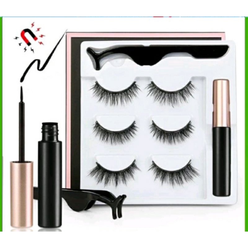 Bulu mata magnet & eyeliner