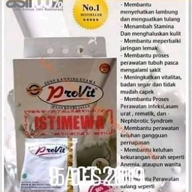 

Susu kambing etawa provit
