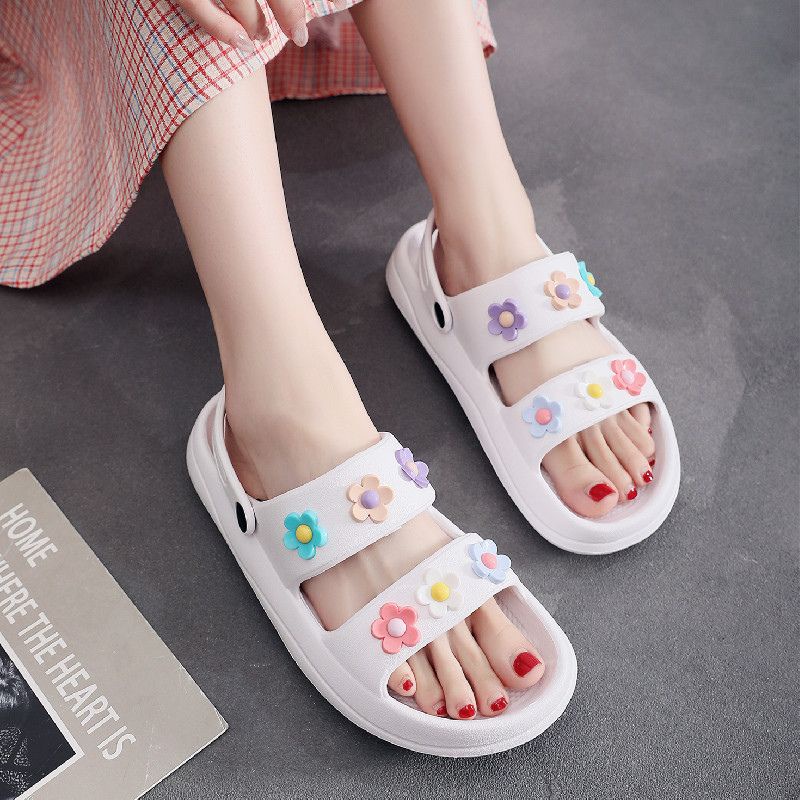Sale 5.5 Sandal Wanita Import FLOWER [COD] 9388