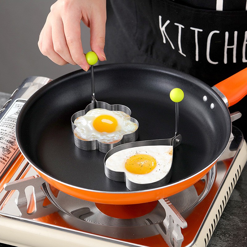 ❤ IJN ❤ Cetakan Telur Karakter Telor Ceplok Mata Sapi Dadar Goreng Stainless Steel Pancake