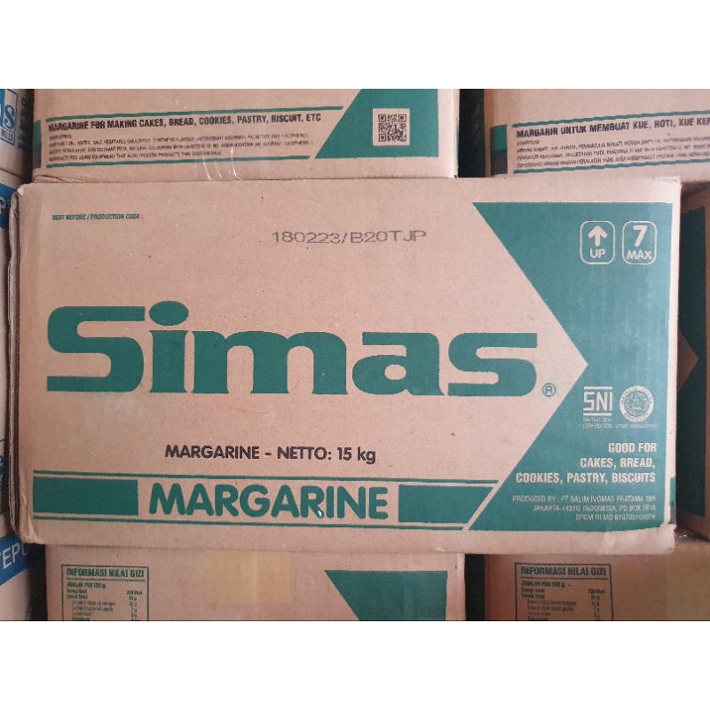 

Margarine Simas 15kg Sameday