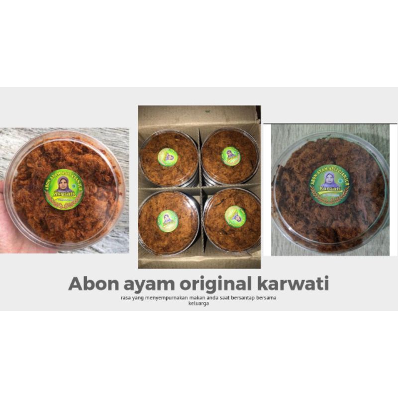 

abon ayam original karwati