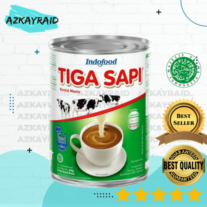 

Tiga Sapi Susu krimer Kental Manis 490G