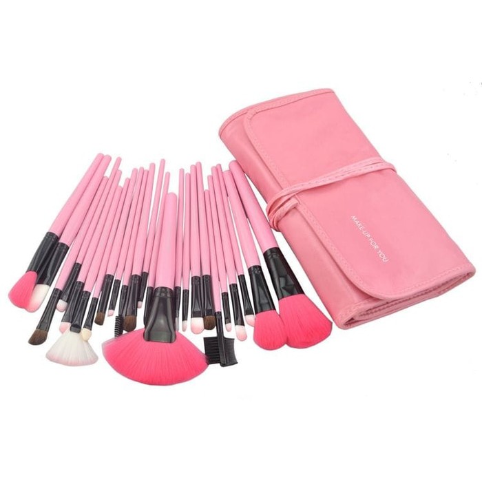 Make Up for You KUAS DOMPET make up Brush Set isi 24pcs