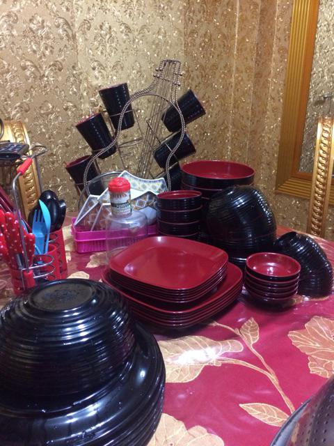 Full Set Golden Dragon Melamin