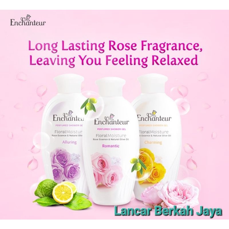 Enchanteur Shower Gel parfumed 200ml - Sabun Mandi