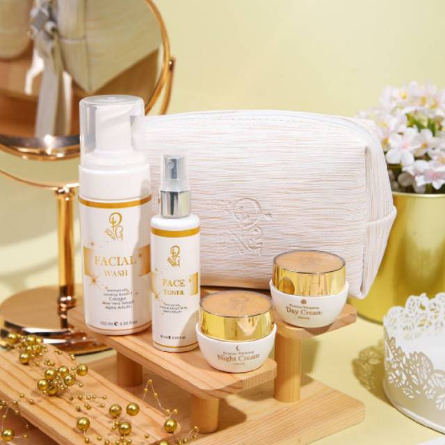 Ready Paket wajah Premium Pradiskin Glow (Free Pouch Cantik)