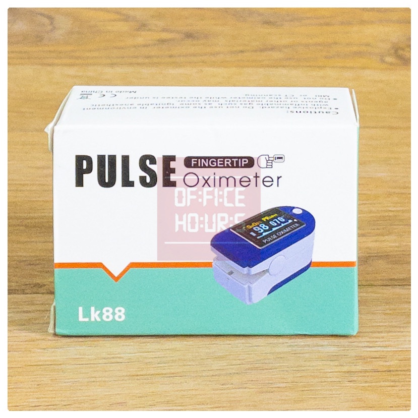 Fingertip Pulse Oximeter Oxymeter LCD Color Ukur Oksigen Detak Jantung