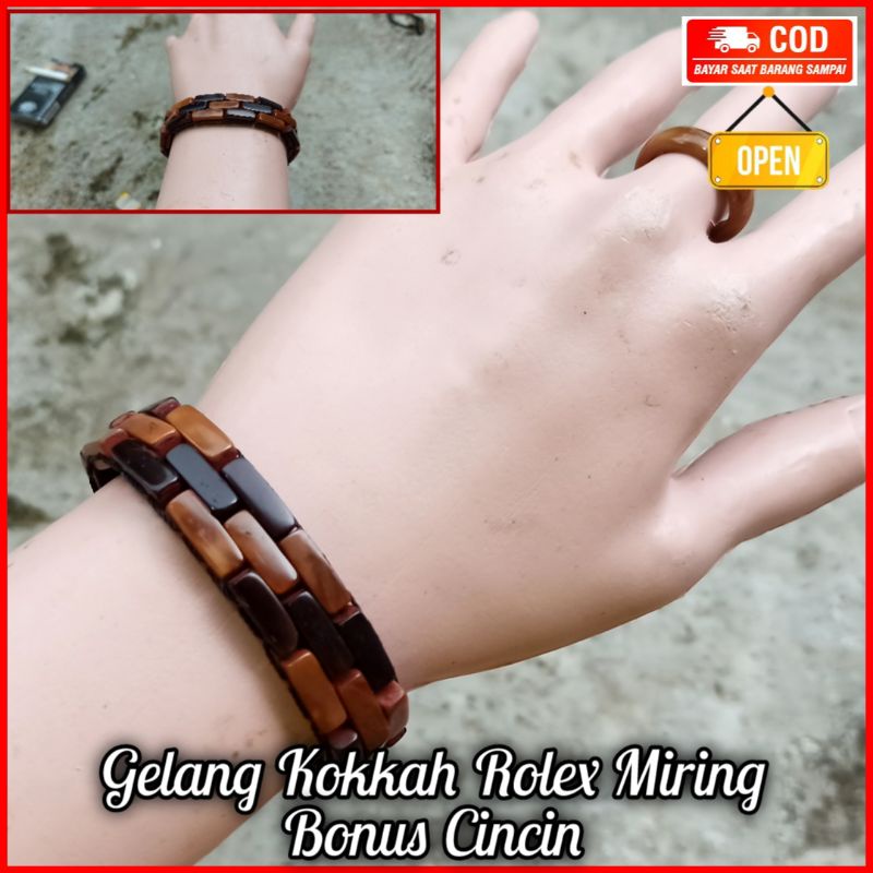 GELANG KOKKA ARLOJI FREE CINCIN GELANG TERAPI GELANG KOKAH KAOKAH KAUKAH