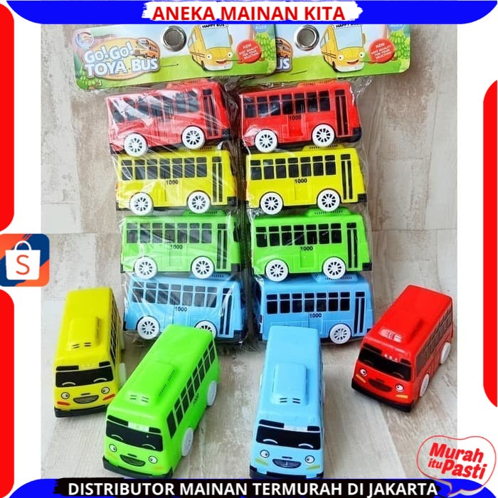 PROMO Mobil Bus Toya LT55 - Mainan Bus Toya Isi 4