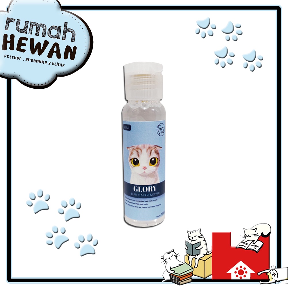 Glory Tear Stain Remover Eyes 30ml - Obat Pembersih Muka Kucing &amp; Anjing 30 ml