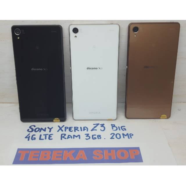 Sony Xperia Z3 Big Docomo Second X Japan Shopee Indonesia