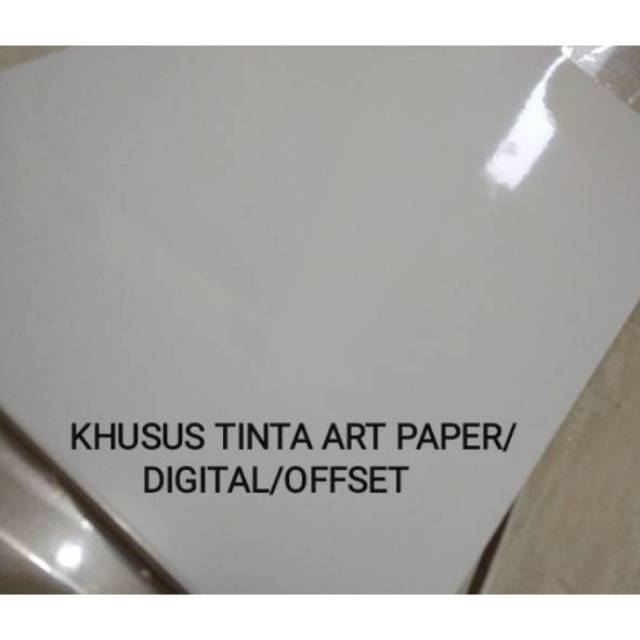 

Kertas krungkut/Chromo coated 230 GSM A4 isi 20 lembar