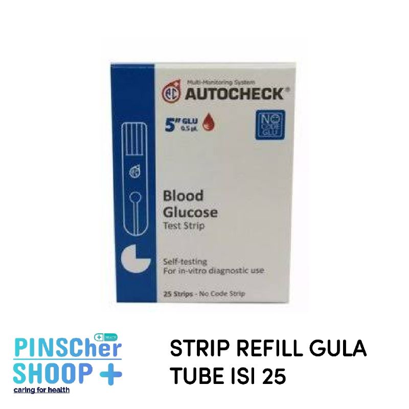 Strip Autocheck Gula/ GDA/ GULO Refill Isi 25