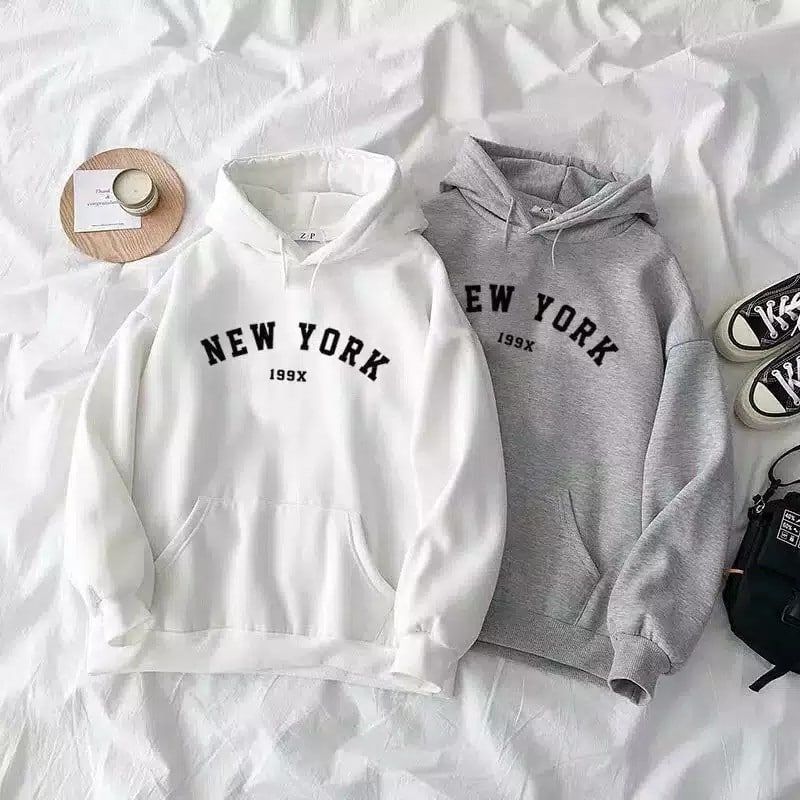 S - XXXXXL(6XL) Hoodie University of NEW YORK city Korean Style OVERSIZE Jaket Sweater Jumbo Pria Wa
