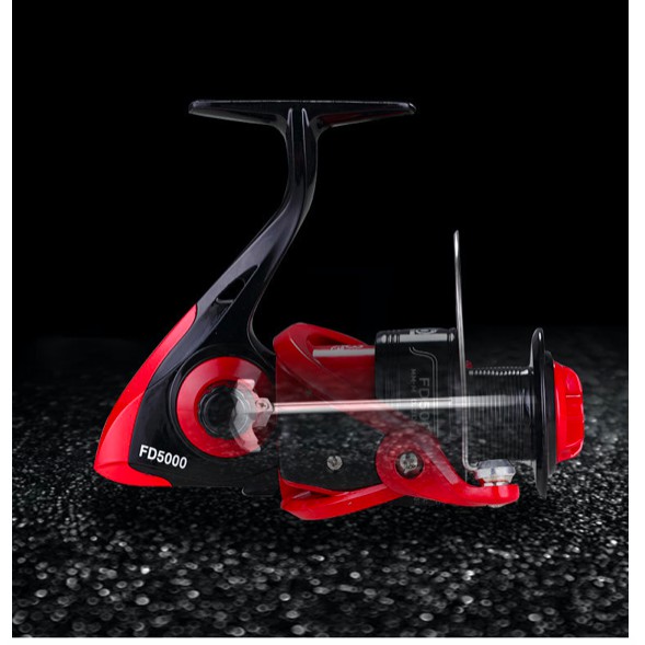 SPINNING REEL MURAH RED BLACK UKURAN LENGKAP 1000-6000 MAX DRAG 6 KG RATIO 5.0:1