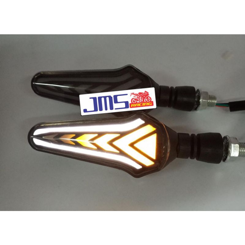 lampu sen riting led merah biru putih plus sen running d289 crf klx wr155 vixion vario cb r15 ninja gsx
