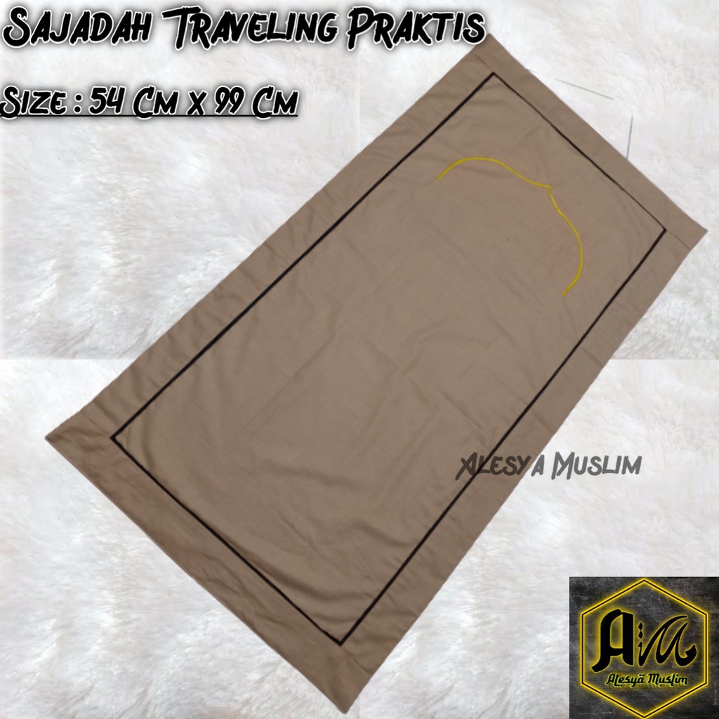 Sajadah Polos Traveling Saku/Harga Grosir/Best Seller/Bisa Bayar Di Tempat