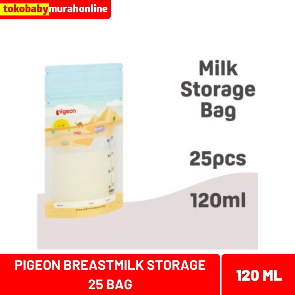 PIGEON BREASTMILK STORAGE BAG 120ML 25BAG 050260 / KANTONG ASI