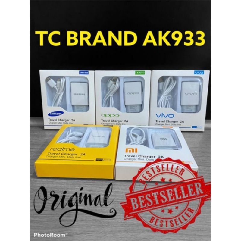 Travel Charger ORI 99% 2A AK933 Micro USB