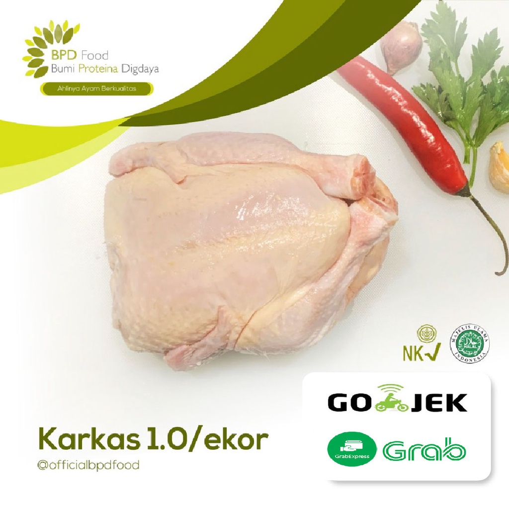 

KARKAS 1KG (1 EKOR) HALAL