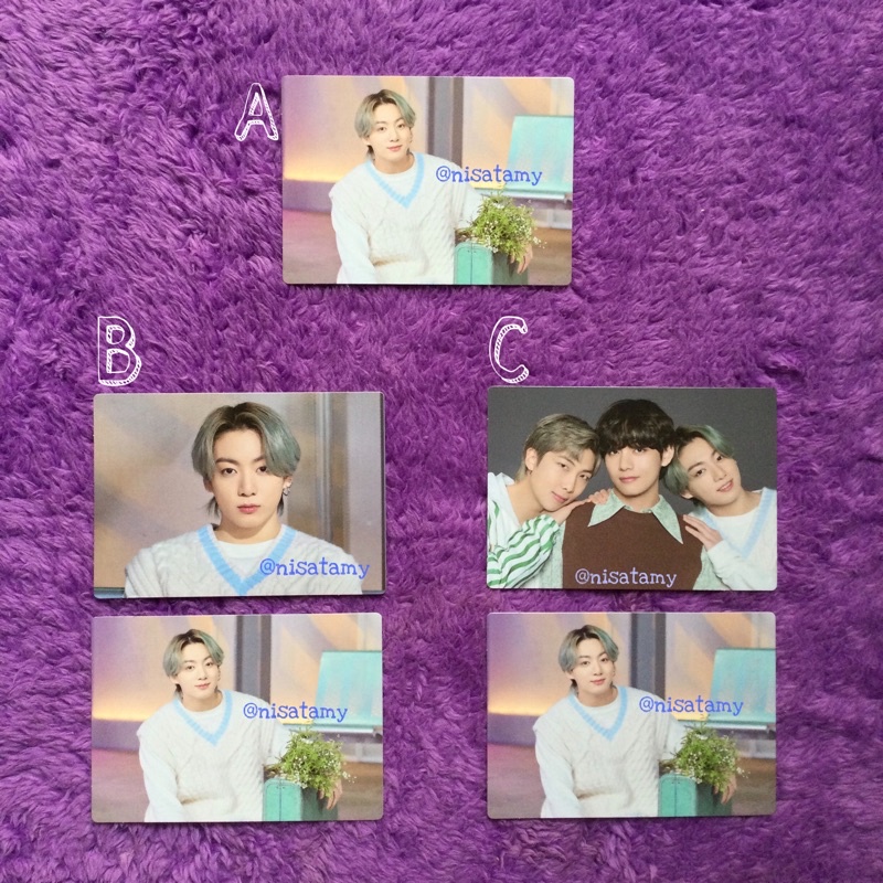 [Ready] PC MPC Sowoozoo Jungkook & Unit - Mini Photocard BTS Official Muster SWZ