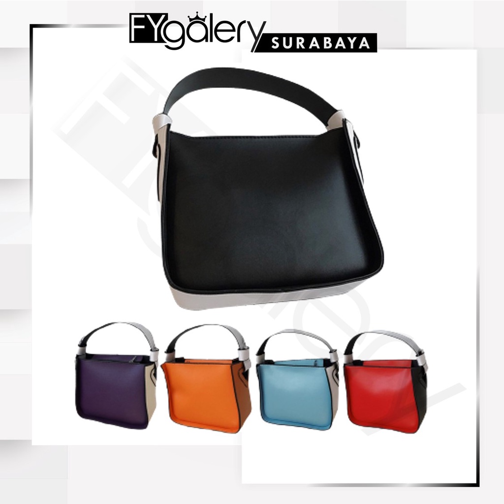 FYGALERYSURABAYA FYG1368 TAS SELEMPANG TAS JINJING PETAK COLOR SLING BAG WANITA HAND BAG