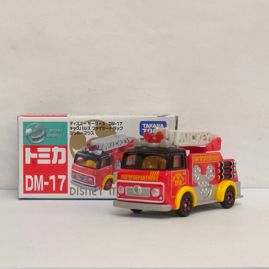 Tomica Disney motors DM-17 Mickey fire Truk Diecast mobil Takara Tomy