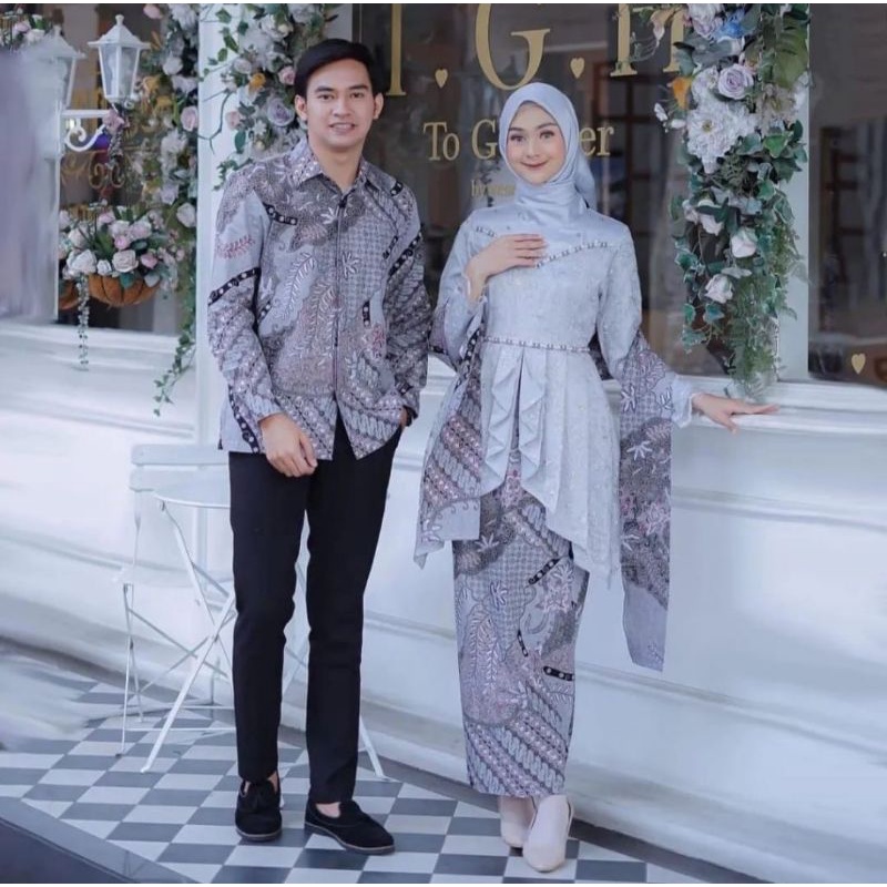 LAVEYA SETELAN KEBAYA COUPLE BATIK KEBAYA CEWE COWO ARUNIKA SETELAN KEBAYA BAJU SARIMBITAN TUNANGAN BAJU WISUDA TERBARU BAJU TRADISIONAL JAWA COUPLE LEBARAN TERBARU KOPEL COWO CEWE BAJU COUPLE KONDANGAN TERBARU