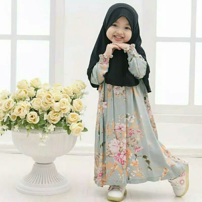 Gamis Syari Anak/ Baju muslim anak/ Pakaian Muslim Anak/ABG