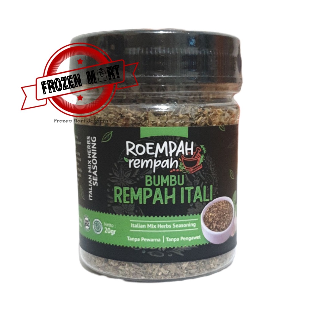 ROEMPAH REMPAH Bumbu Rempah Itali / Italian Herbs Seasoning 20Gr