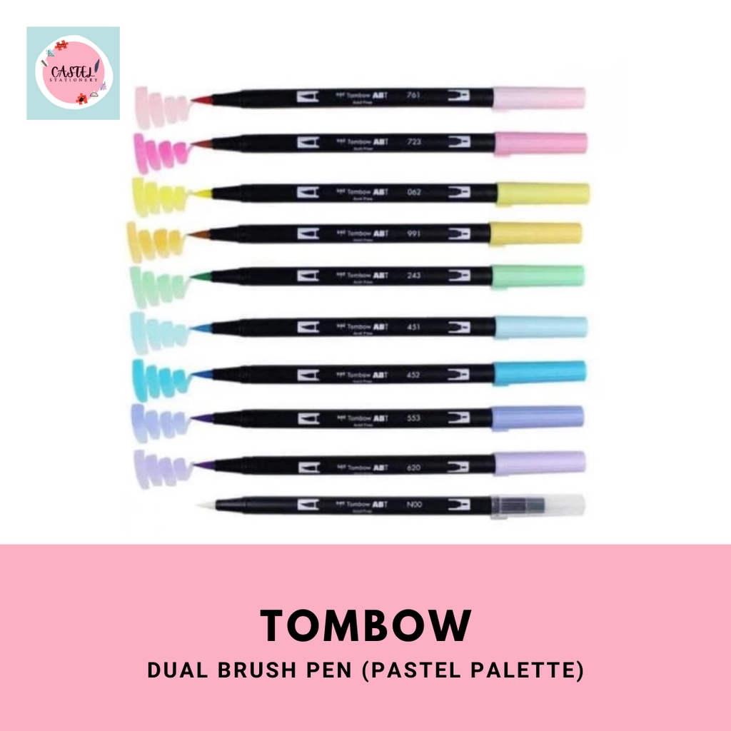 

Tombow ABT Dual Brush Pen Pastel Palette Satuan