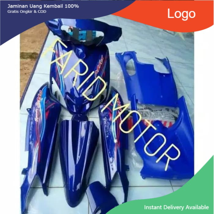 TERMURAH full body halus mio sporty + dek kolong dan dek lumpur/warna biru