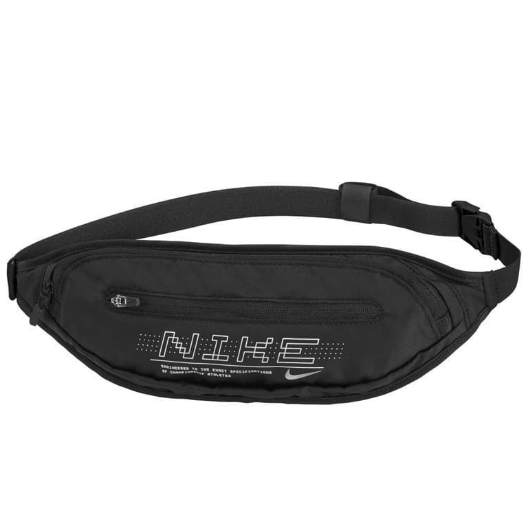 Tas Nike Running Capacity Large Waistpack 2.0 Black Waist Bag NMA75