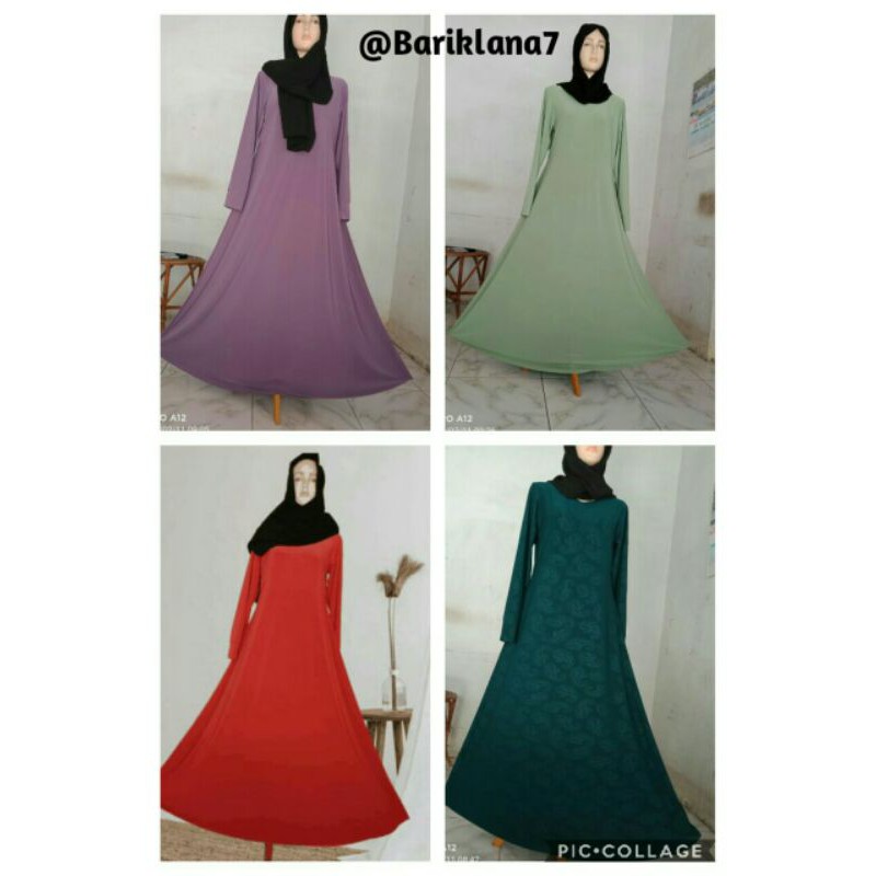 GAMIS KLOK A POLOS TERLARIS DISHOPEE