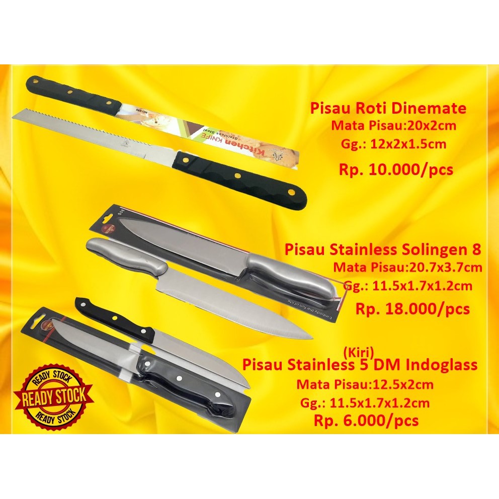 Pisau Stainless Solingen 8 inch