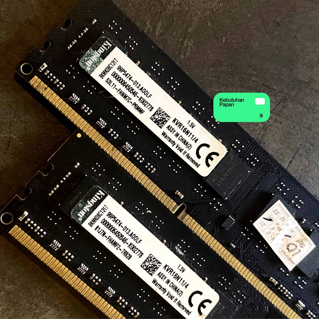 RAM 4GB Kingston KVR16N11/4 DDR3 PC3-12800