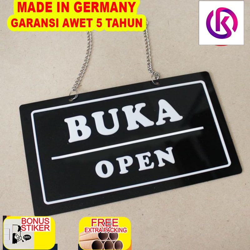

Murah Sign Label Acrylic Open Closed Timbul | Sign Board Akrilik | Signage