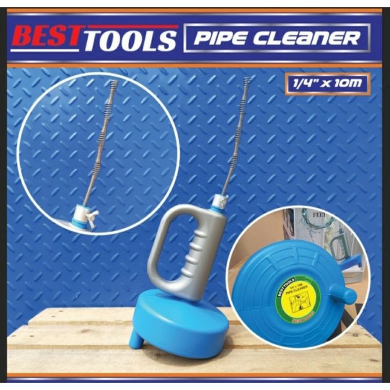 Pipe Cleaner 10m Kabel Sling Drain/ Alat Pembersih Pipa 100cm/ Pembersih Saluran WC Toilet Pipa Wadt