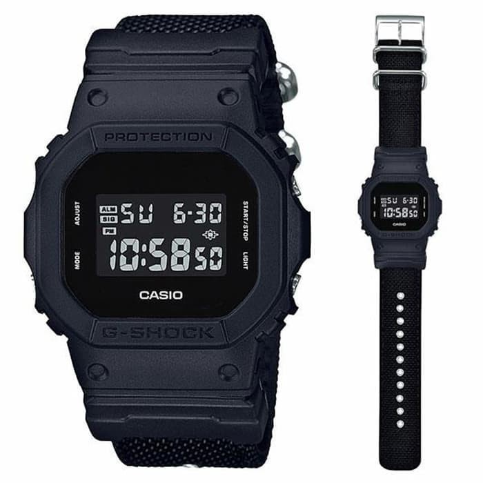 CASIO G-SHOCK DW-5600BBN-1 JAM TANGAN DIGITAL PRIA ORIGINAL&GUARANTEED