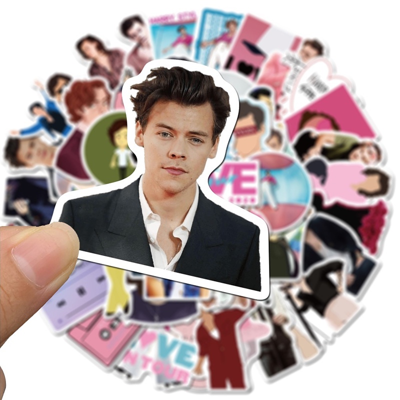 50 Harry styles personalized stickers laptop guitar decoration waterproof stickers