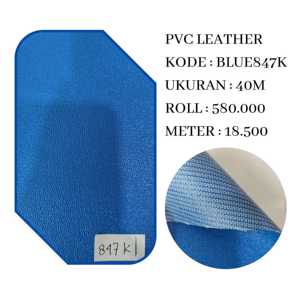 BAHAN KAIN SINTETIS / KULIT SINTETIS PVC LEATHER RH#AD36 . 2C AHRGA PERMETER