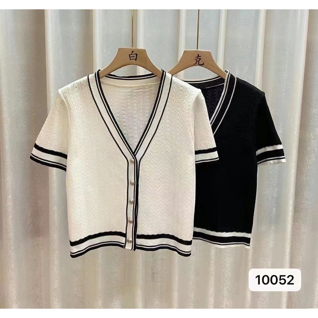 Teresa Soft Knit Cardigan Top - Atasan / Cardigan Rajut Wanita Kancing TM (10052)