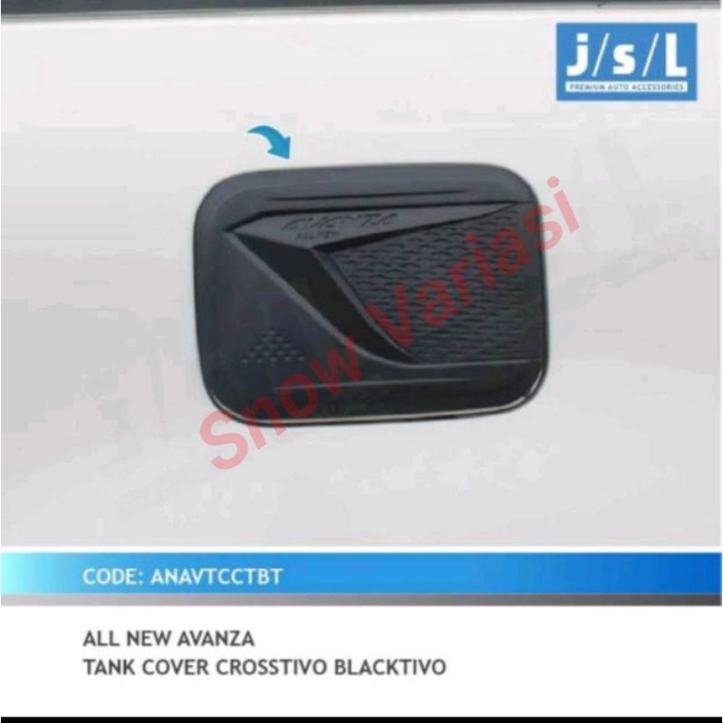 All New Avanza Xenia Veloz 19 Paket Outer, Handle &amp; Tank Cover Tutup Bensin Hitam Blacktivo JSL